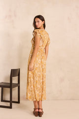 BOUCHRA FLUID PRINTED DRESS