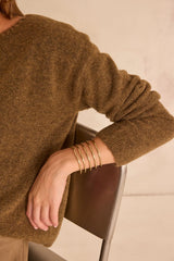 ALESIO DUCK BLENDED WOOL SWEATER