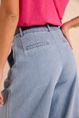 TINO WIDE CROPPED COTTON JEANS