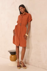 RAMA STRAIGHT SHIRT DRESS