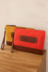 MATHEO GERANIUM COTTON POUCH