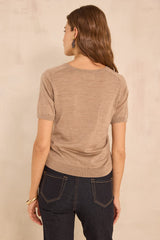 ALICE SHORT-SLEEVED WOOL SWEATER