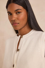 PIERRO COTTON SLEEVELESS VEST