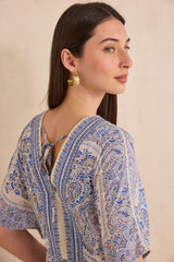 BENEDICTE STRAIGHT PRINTED DRESS