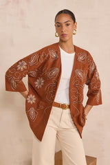 VIRGINIA EMBROIDERED COTTON JACKET