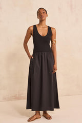 BYS TWO-TONE TRAPEZE DRESS