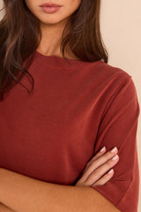 TRAVIS BRICK 3/4 SLEEVE T-SHIRT