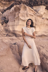 VANESSA FLOWY MESH SKIRT