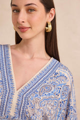 BENEDICTE STRAIGHT PRINTED DRESS
