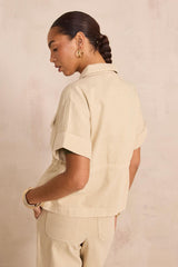 VITA NATURAL SHORT SLEEVE COTTON JACKET