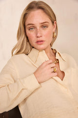 DONY CREAM LONG SLEEVE SHIRT