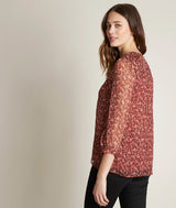 ELISSANDRE PRINTED BLOUSE