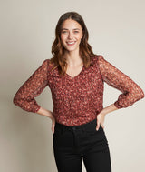 ELISSANDRE PRINTED BLOUSE