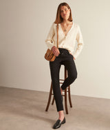 FLYNN CREPE CARROT TROUSERS