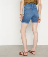 CARLA DISTRESSED ORGANIC COTTON BERMUDA SHORTS