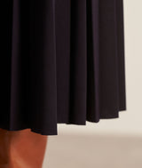 ELARA VIOLET PLEATED SKIRT