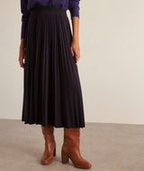 ELARA VIOLET PLEATED SKIRT