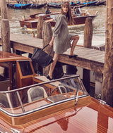 HEMA BEIGE AND BLACK GINGHAM MINI DRESS