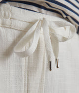 NOOR IVORY COTTON TROUSERS