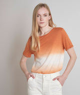 CAROLINE SHADED TANGERINE T-SHIRT