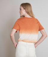 CAROLINE SHADED TANGERINE T-SHIRT