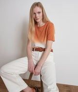 CAROLINE SHADED TANGERINE T-SHIRT