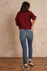 SUZY LIGHT BLUE SLIM-FIT JEANS