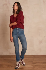 SUZY LIGHT BLUE SLIM-FIT JEANS