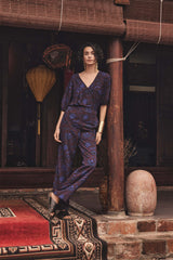 LEANA BURGUNDY TROUSERS