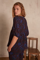 MOLIA BURGUNDY BLOUSE