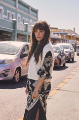 LIAM CREAM SLEEVELESS JUMPER