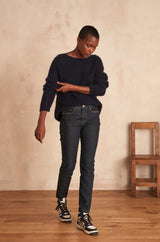 PAOLA RAW-COTTON SLIM-FIT JEANS