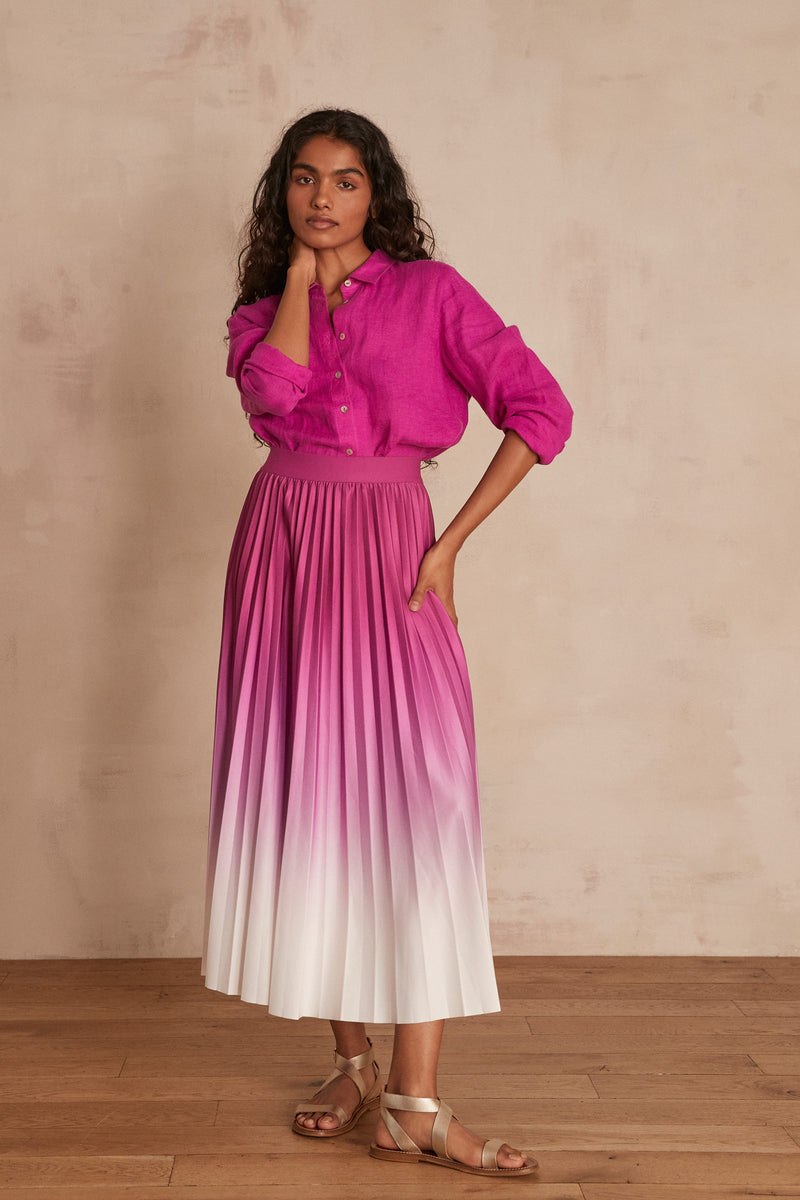 DARCY PINK GRADIENT SKIRT