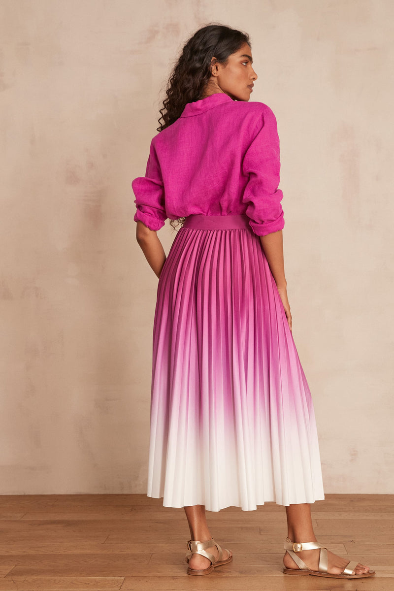 DARCY PINK GRADIENT SKIRT