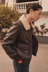 ADAM BROWN LEATHER JACKET