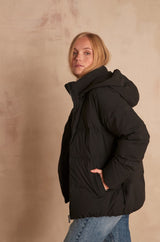 MINA SHORT BLACK PADDED JACKET