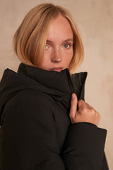 MINA SHORT BLACK PADDED JACKET