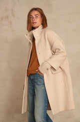 MAGDA BEIGE RESPONSIBLE WOOL COAT