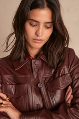 DONNA BURGUNDY JACKET