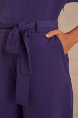 GISELA PURPLE JUMPSUIT