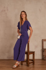 GISELA PURPLE JUMPSUIT