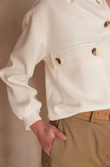 CADIX CREAM HOODIE