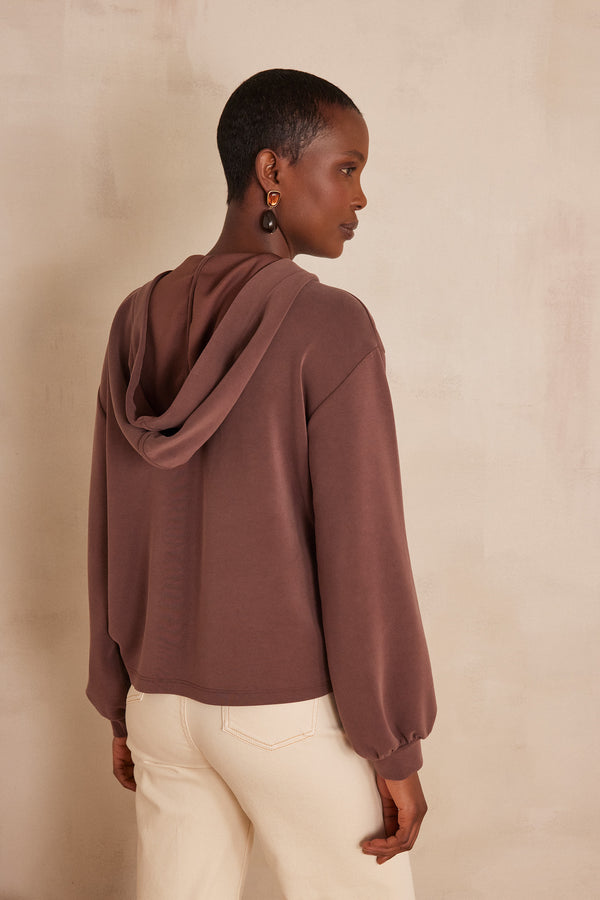 CADIX CHOCOLATE HOODIE