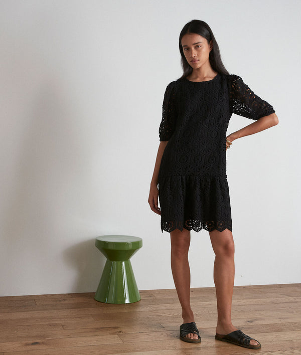 GLORI BLACK LACE DRESS