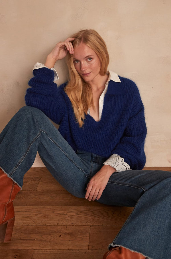 ASHLEY ROYAL BLUE JUMPER