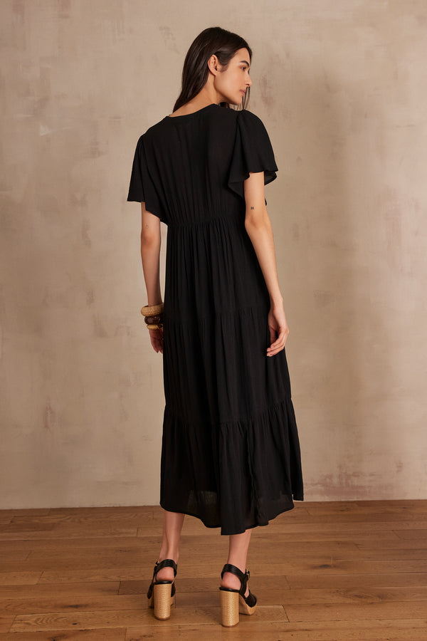 CAMILLE BLACK LACE DRESS