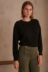 ARY CASHMERE BLACK JUMPER