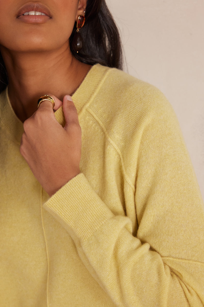 ARY CASHMERE LEMON JUMPER