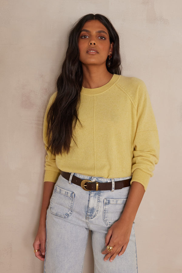 ARY CASHMERE LEMON JUMPER