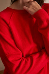 ARY CASHMERE RED JUMPER